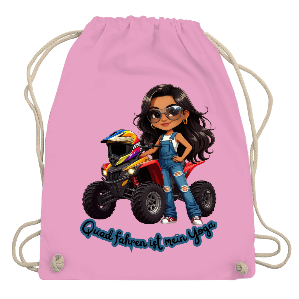 Turnbeutel Quad fahren ist mein Yoga