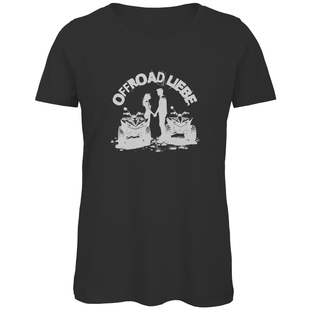 T-shirt bio premium pour femme, motif Quad Offroad Love