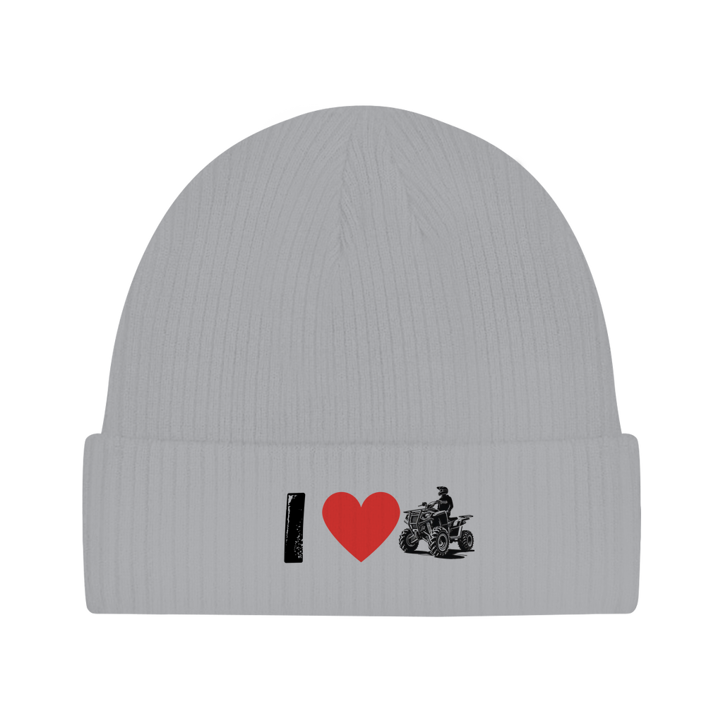 Organic cotton hat I Love Quad