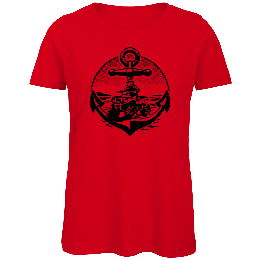 T-shirt bio premium pour femme Quad Anchor