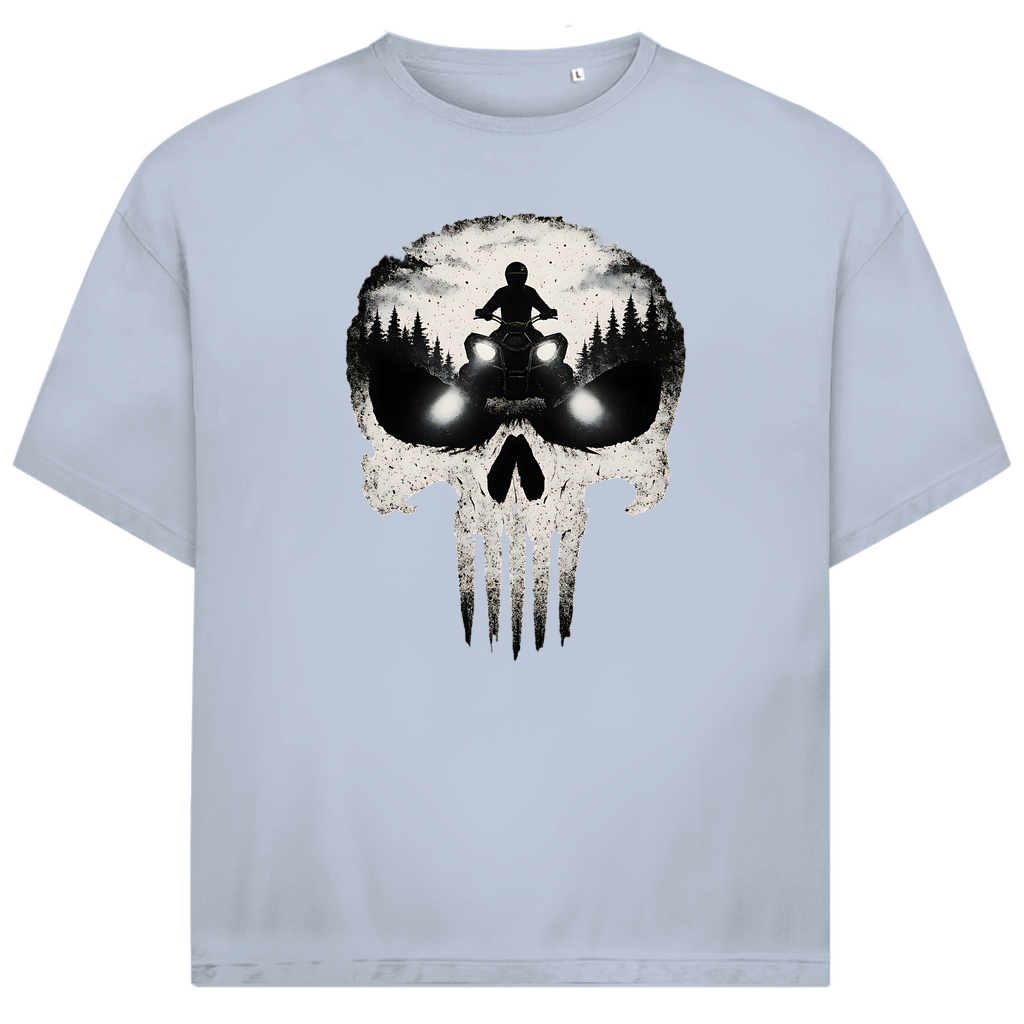 Unisex Jack and Jones Oversize T-Shirt Quad Skull