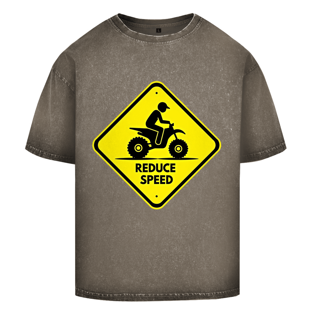 Oversize Washed T-Shirt Quad Reduce Speed