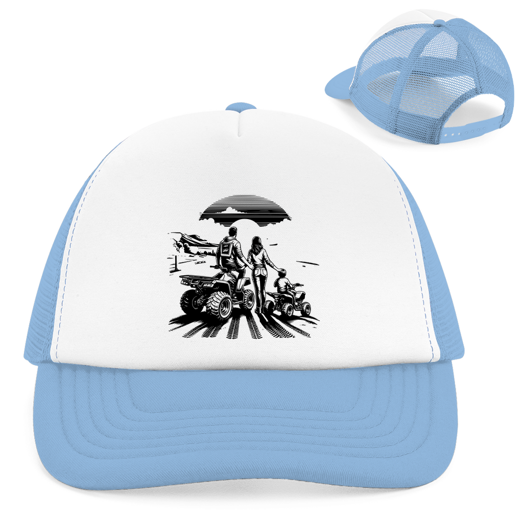 Retro Trucker Cap Quad Familie