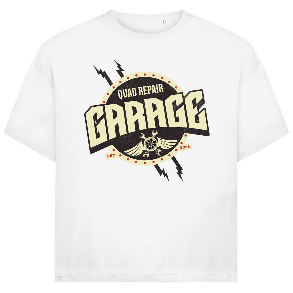 Unisex Jack and Jones Oversize T-Shirt Quad Garage