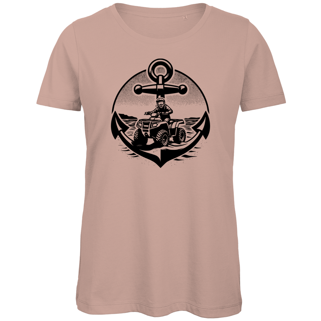 T-shirt bio premium pour femme Quad Anchor