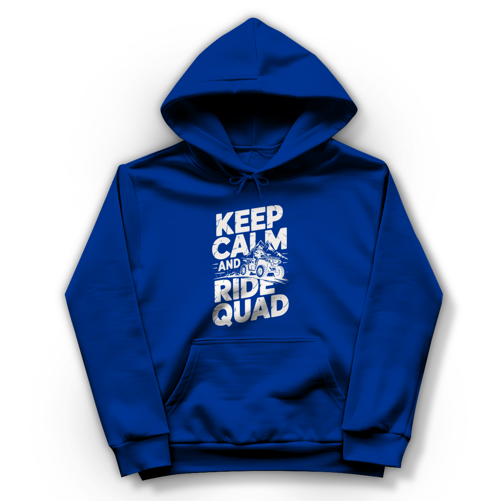 Damen Hoodie Keep calm and ride Quad