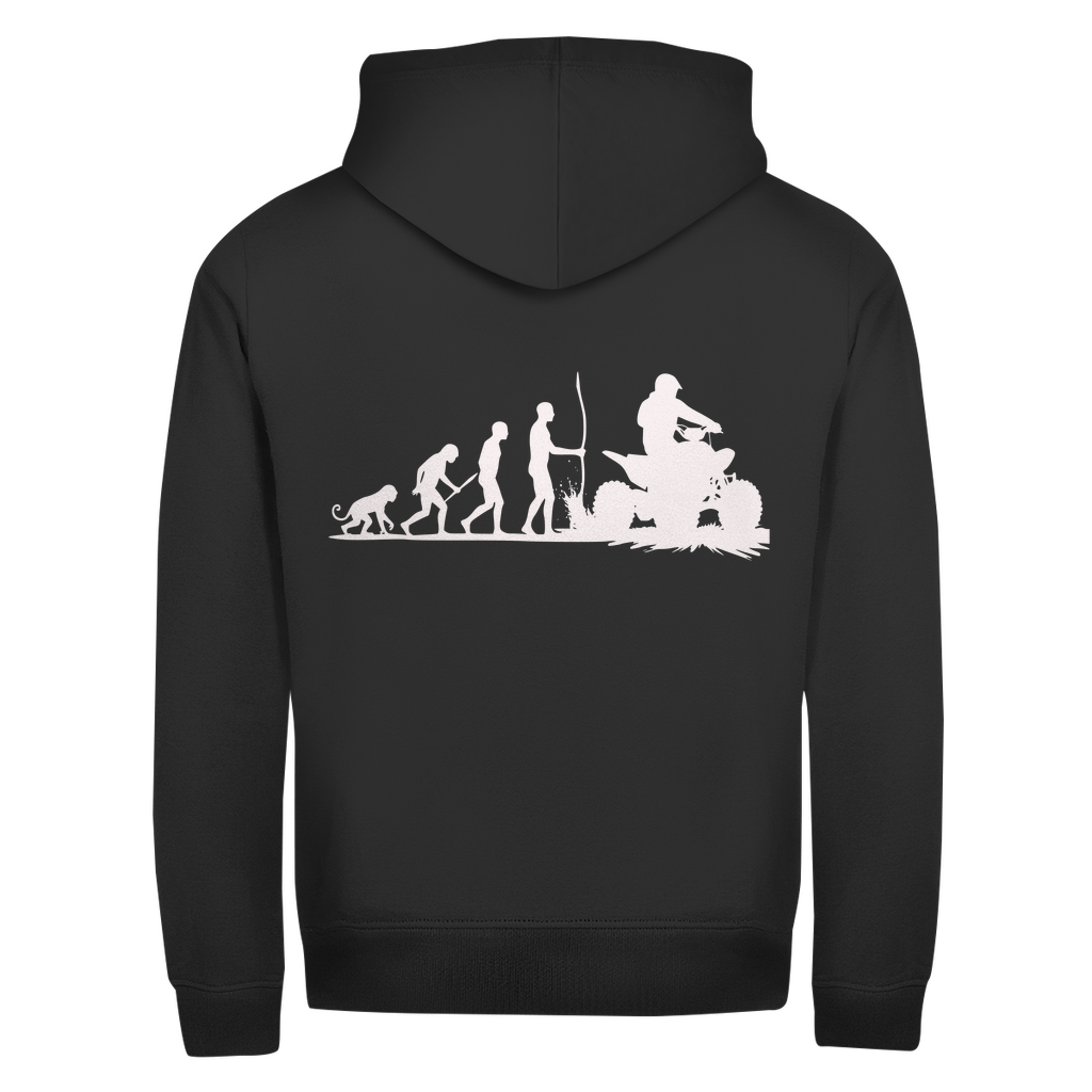 Unisex Zipper Hoodie Quad Evolution
