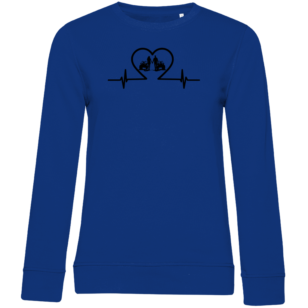 Damen Premium Bio Sweatshirt Quad-Paar Duo mit Power