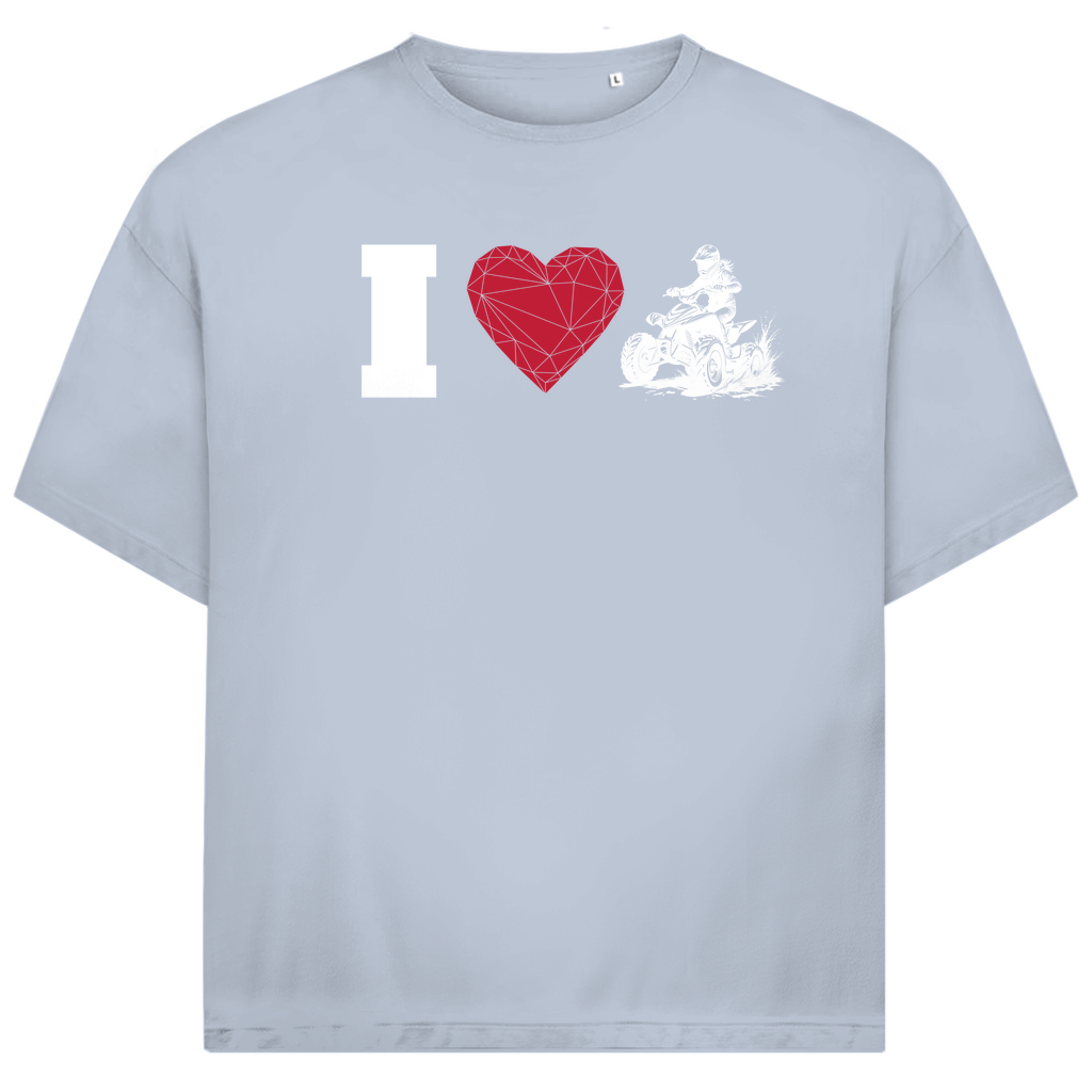 Unisex Jack and Jones Oversize T-Shirt I Love Quad