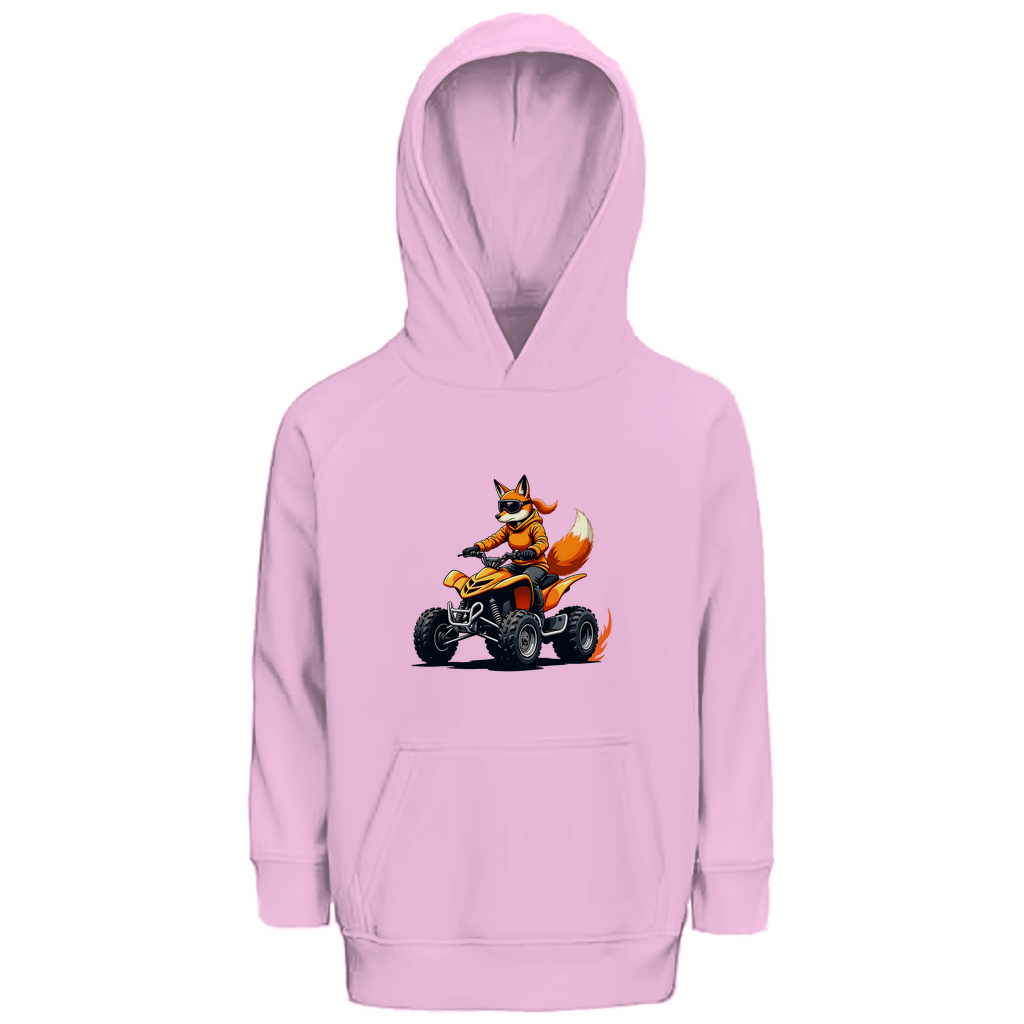Kinder Premium Bio Hoodie Quad FuchsLady