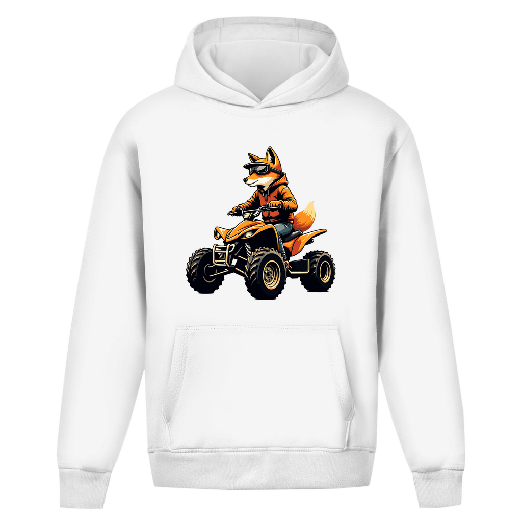 Oversize Hoodie Ohne Kordel Quad Fuchs