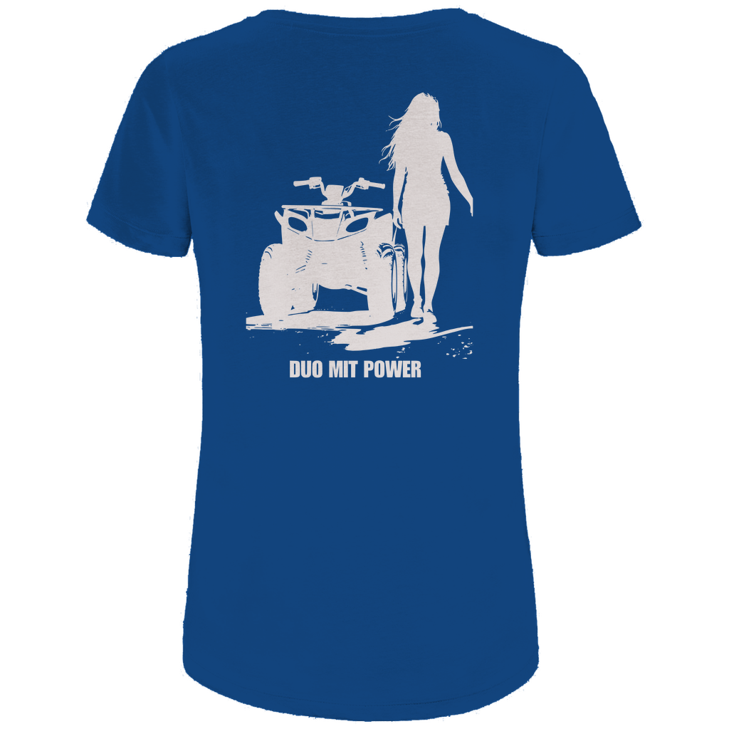 T-shirt bio premium pour femme Quad Couple Duo avec Power