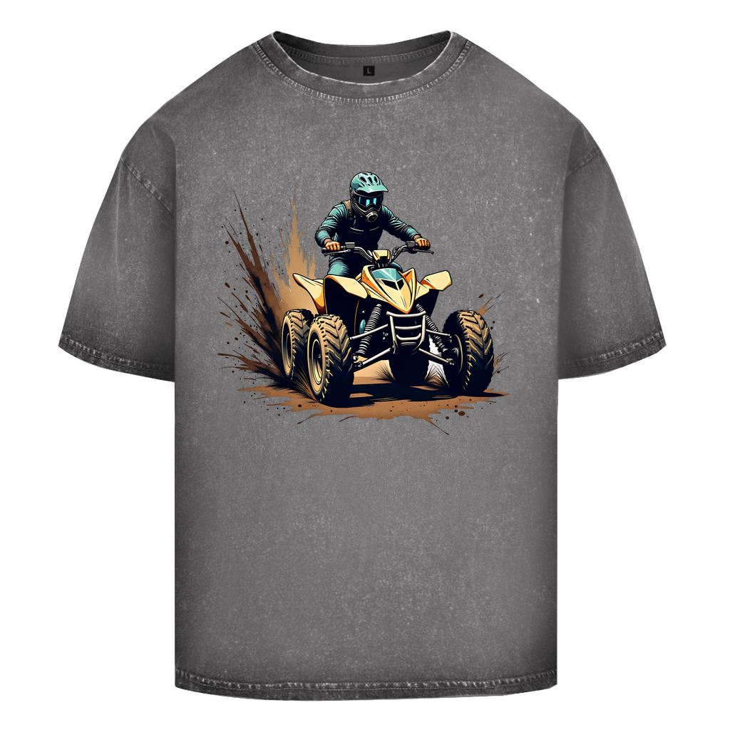 T-shirt délavé oversize Quad Offroad
