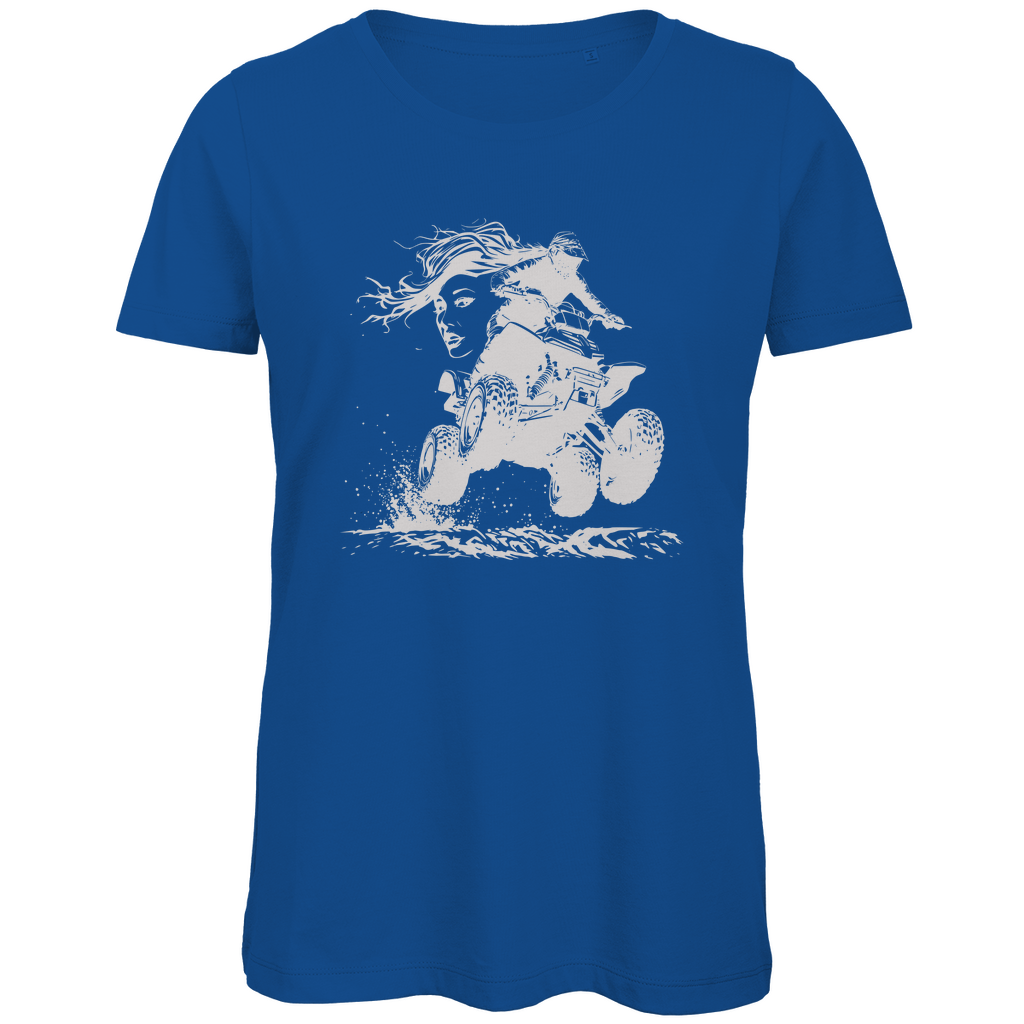 Damen Premium Bio T-Shirt Quad FunLady