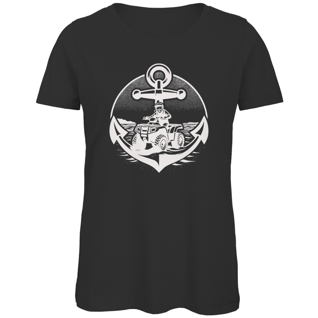 Damen Premium Bio T-Shirt Quad Anker