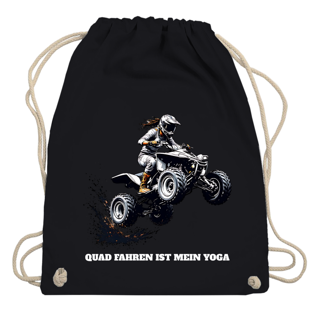Turnbeutel Quad fahren ist mein Yoga