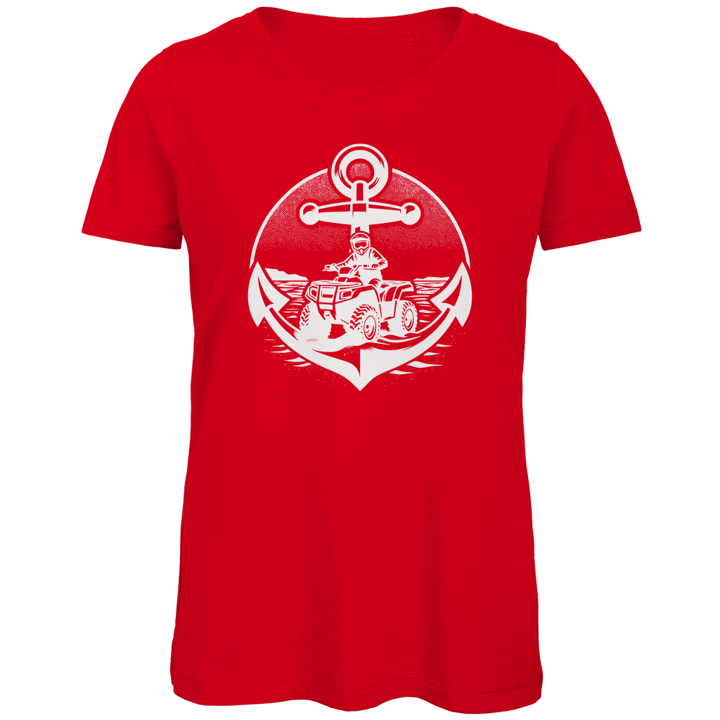 Damen Premium Bio T-Shirt Quad Anker