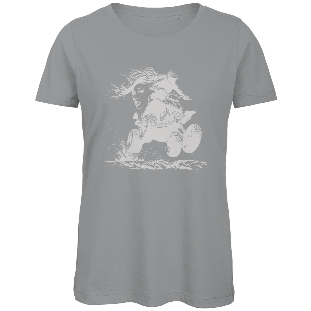 Damen Premium Bio T-Shirt Quad FunLady