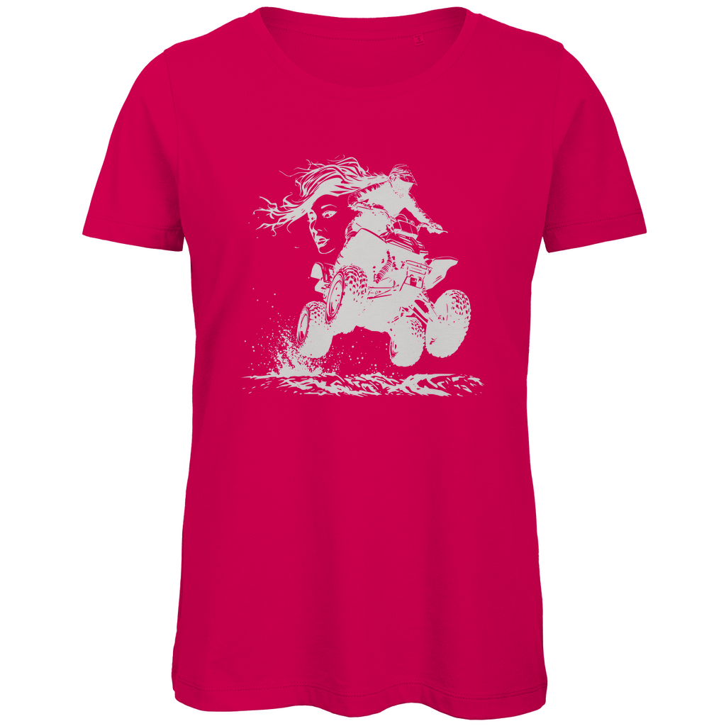 Damen Premium Bio T-Shirt Quad FunLady