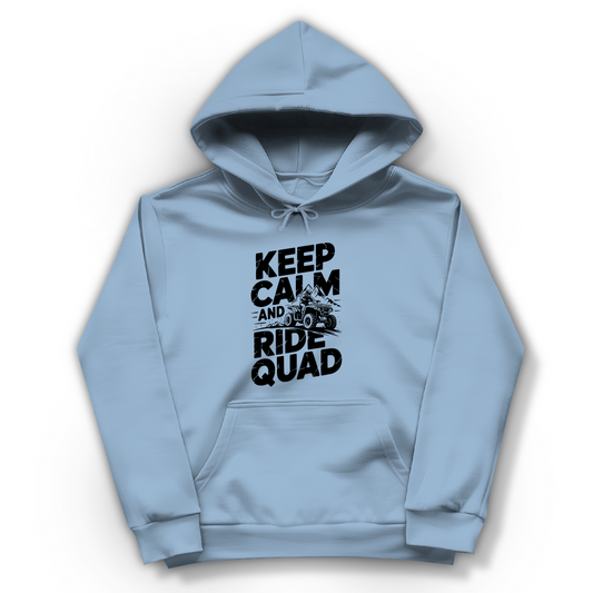 Damen Hoodie Keep calm and ride Quad