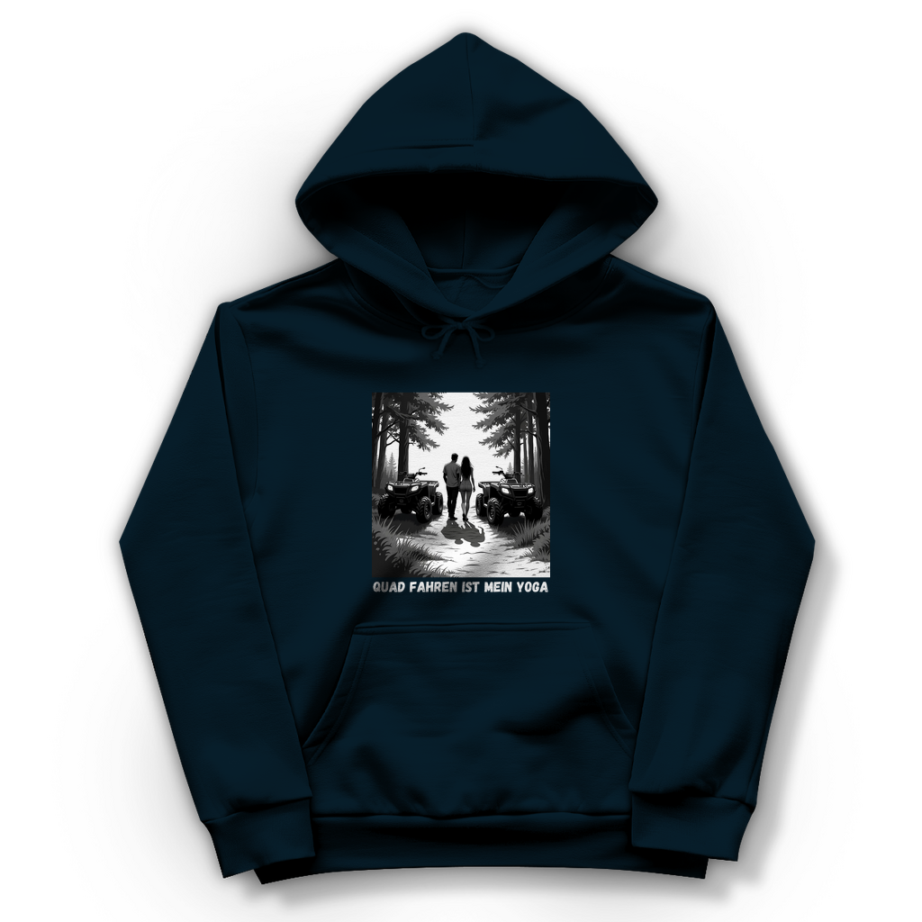 Damen Hoodie Quad fahren ist mein Yoga