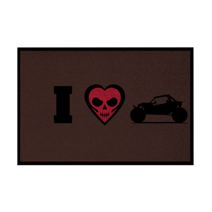 Fußmatte mit Gummirand I Love Buggy