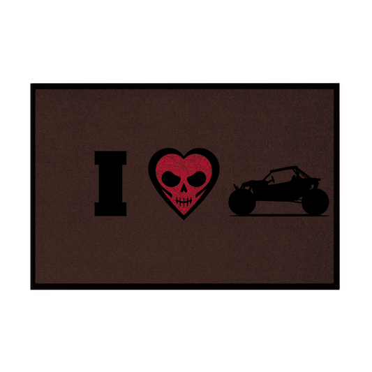 Fußmatte mit Gummirand I Love Buggy