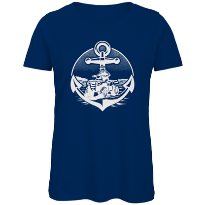 Damen Premium Bio T-Shirt Quad Anker