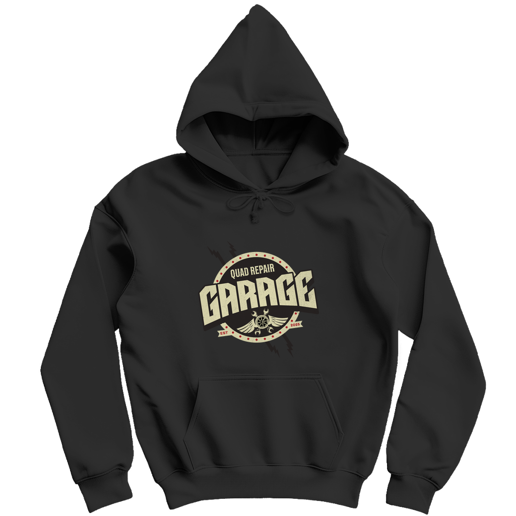Herren Hoodie Quad Garage