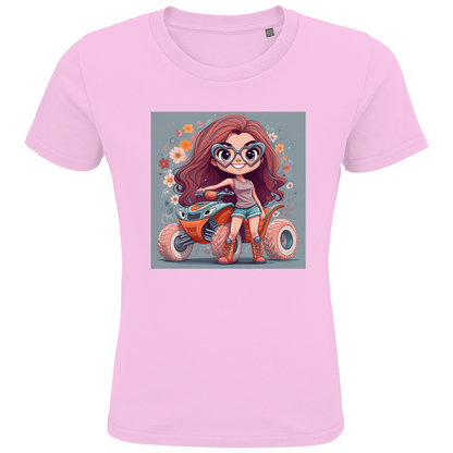 Kinder Premium Bio T-Shirt Quad PinkLady