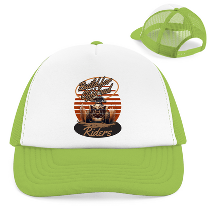 Casquette rétro Trucker Quad conçue pour les pilotes tout-terrain