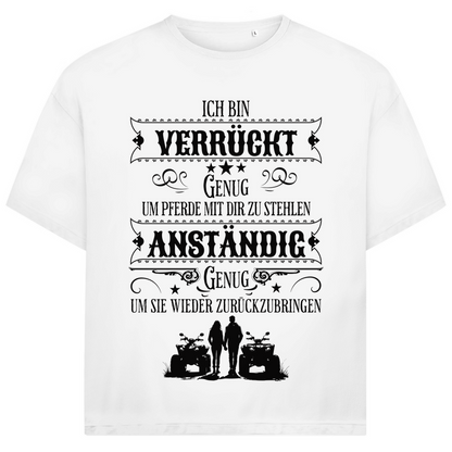 Unisex Jack and Jones Oversize T-Shirt Verrückt genug