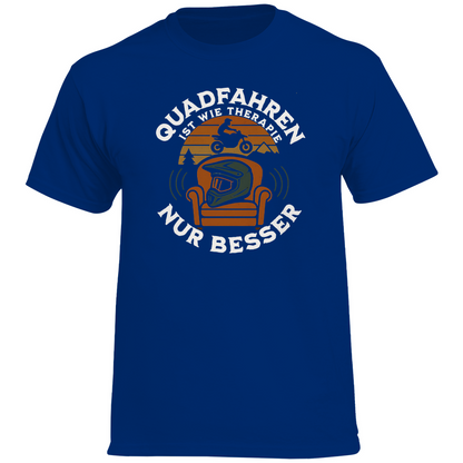 Herren Premium T-Shirt Quadfahren ist wie Therapie ,nur besser