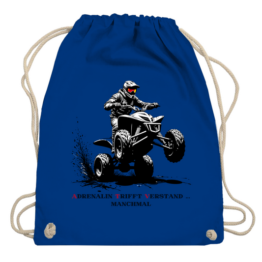 Turnbeutel Quad Adrenalin trifft Verstand...manchmal