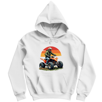 Herren Hoodie Quad Retro