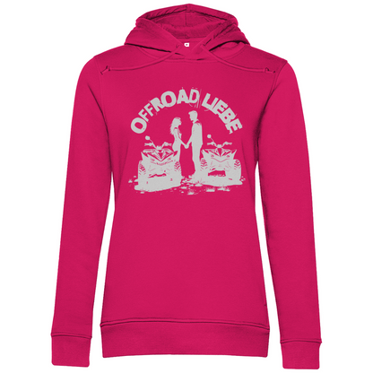 Sweat à capuche bio premium pour femme Quad Offroad Love