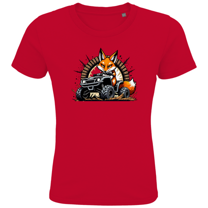 Kinder Premium Bio T-Shirt Quad OffroadFuchs