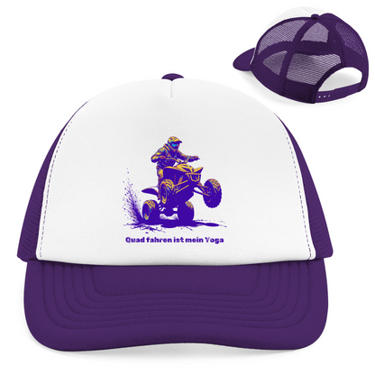 Casquette de camionneur rétro Le quad est mon yoga
