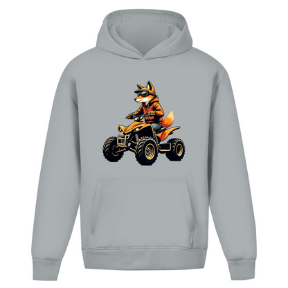 Oversize Hoodie Ohne Kordel Quad Fuchs