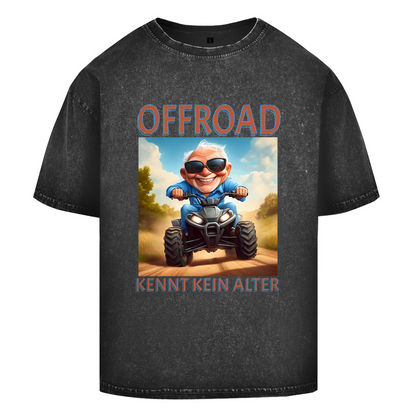 Oversize Washed T-Shirt Quad Offroad kennt kein Alter