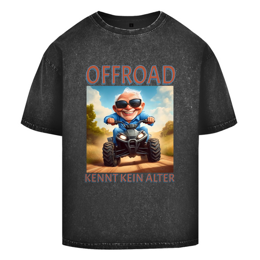T-shirt délavé surdimensionné Quad Offroad n'a pas d'âge