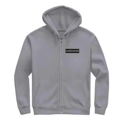 Unisex Zipper Hoodie Quad fahren ist mein Yoga