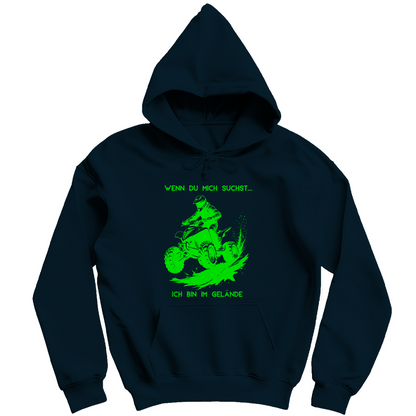 Herren Hoodie Quad Wenn du mich suchst