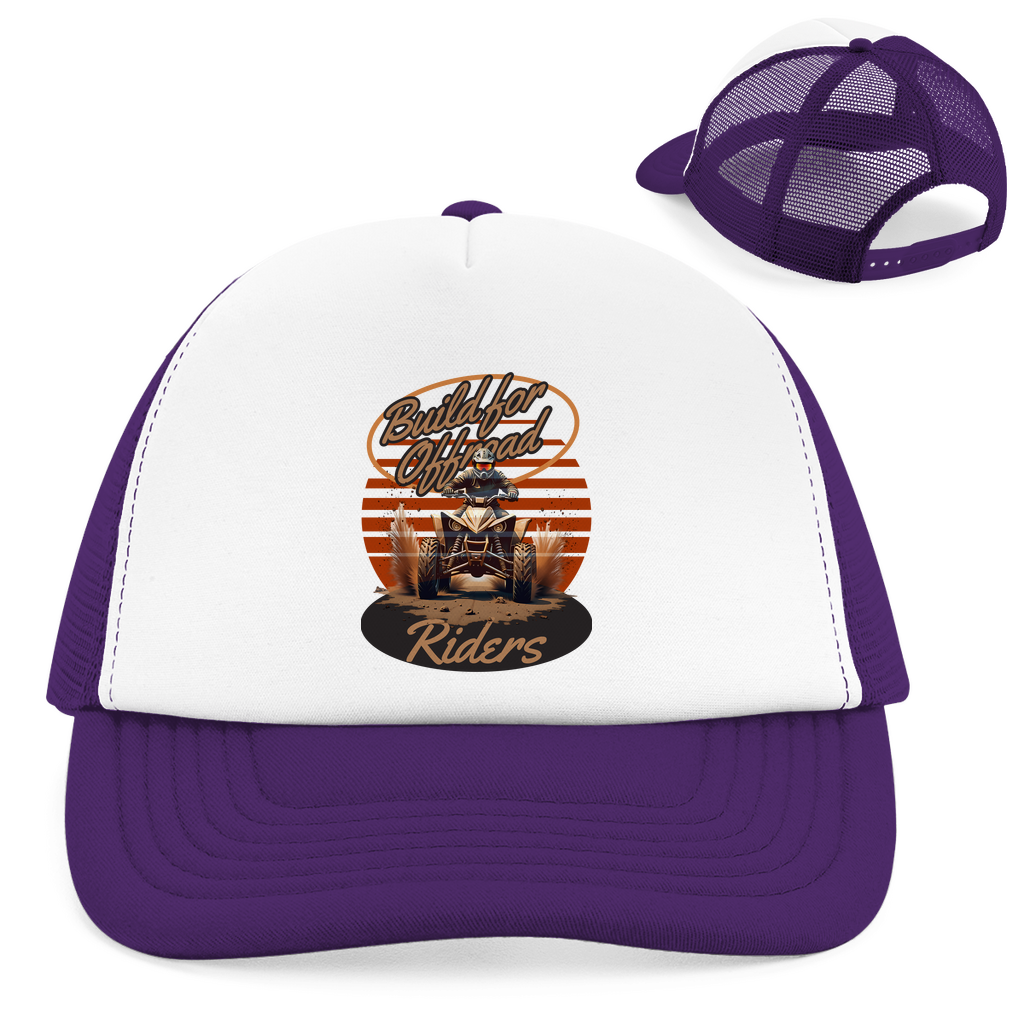 Casquette rétro Trucker Quad conçue pour les pilotes tout-terrain