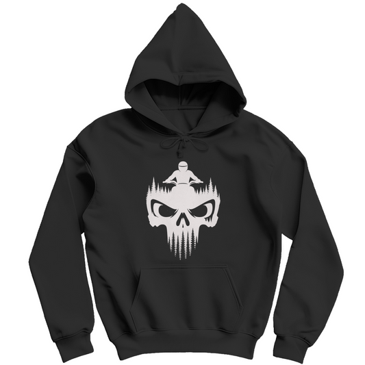 Sweat à capuche pour homme Quad Skull