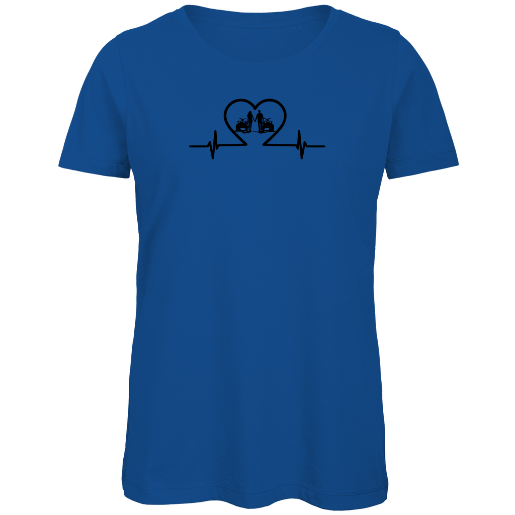 Damen Premium Bio T-Shirt Quad-Paar Duo mit Power