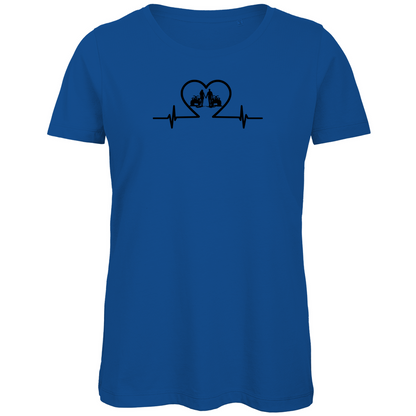 Damen Premium Bio T-Shirt Quad-Paar Duo mit Power