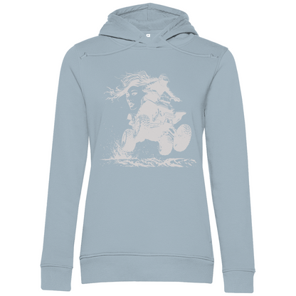 Sweat à capuche bio premium pour femme Quad FunLady