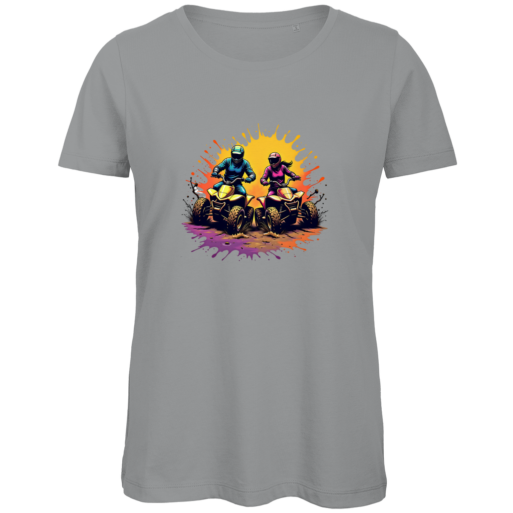 Damen Premium Bio T-Shirt Quad Offroad