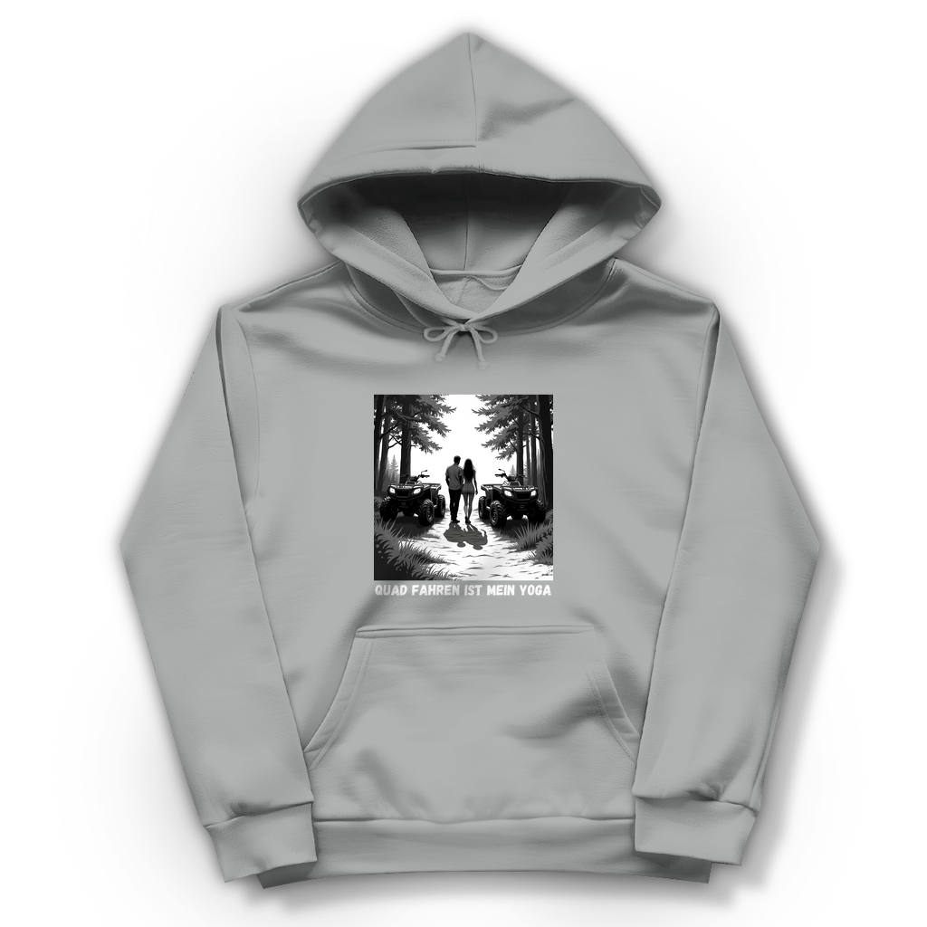 Damen Hoodie Quad fahren ist mein Yoga